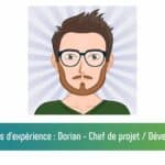 Partage d'expérience de Dorian