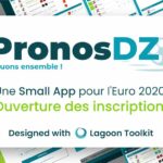 Application PronosDZ pour mettre en avant le toolkit Lagoon