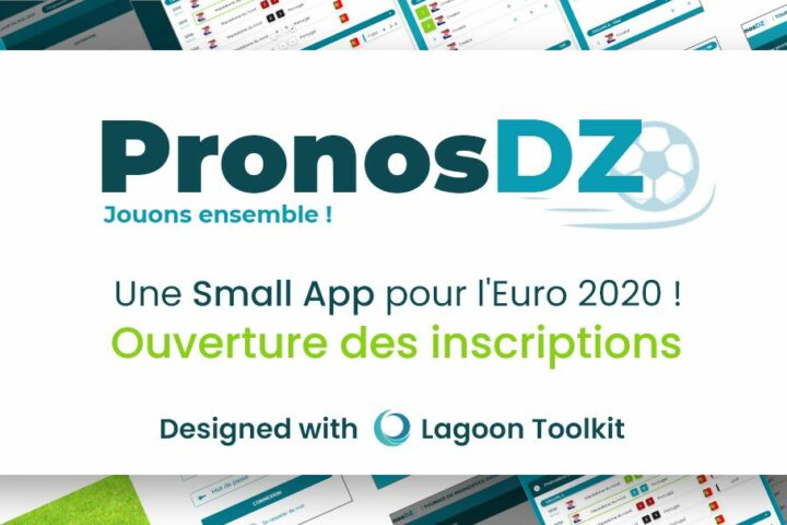 Application PronosDZ pour mettre en avant le toolkit Lagoon