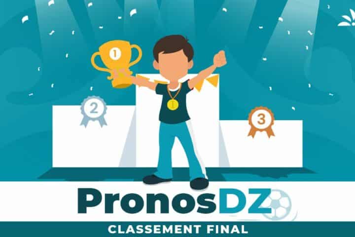 Les vainqueurs des pronostiques de l'application PRONOS DZ